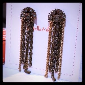 Stella & Dot Cleo Fringe Earrings